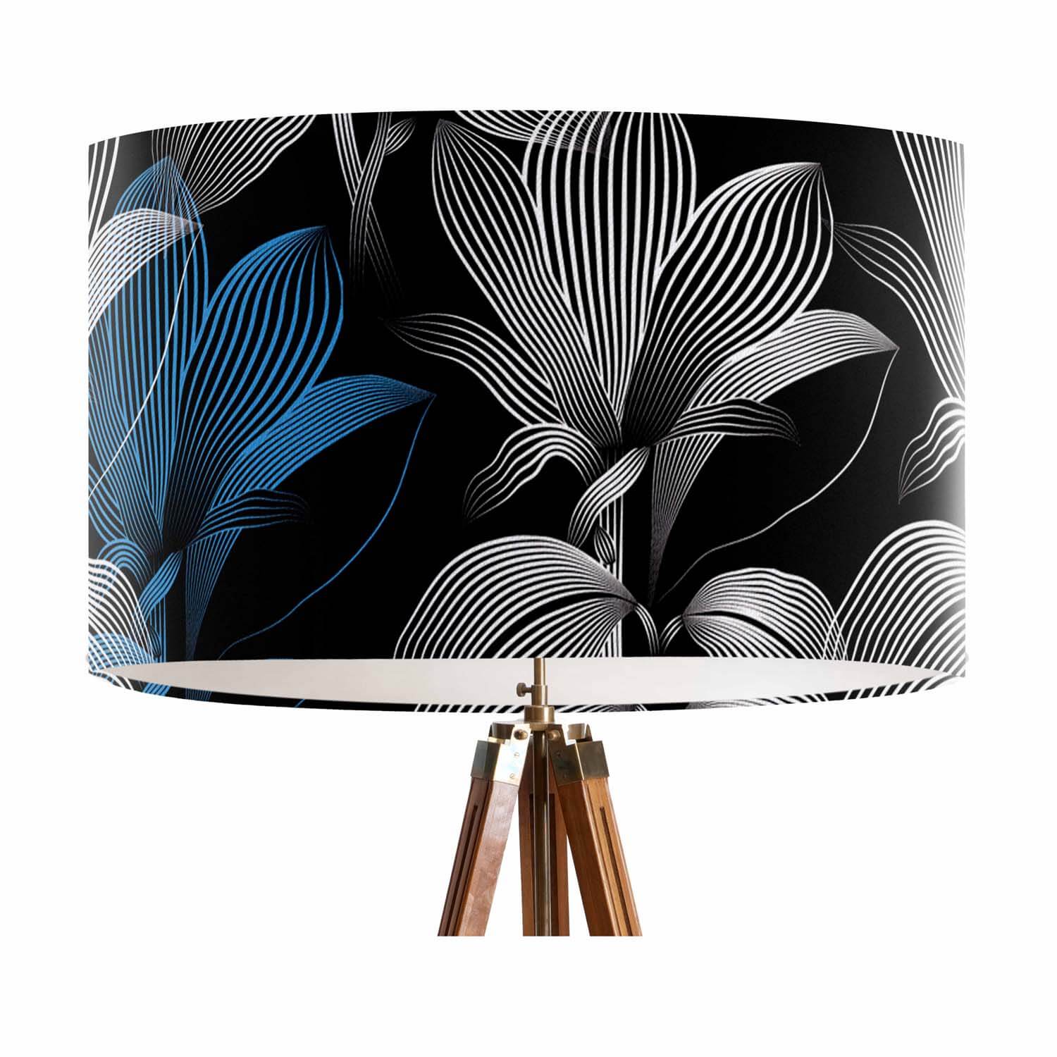 Linear Florals - Perfect Day - House Of Turnowsky Lampshade