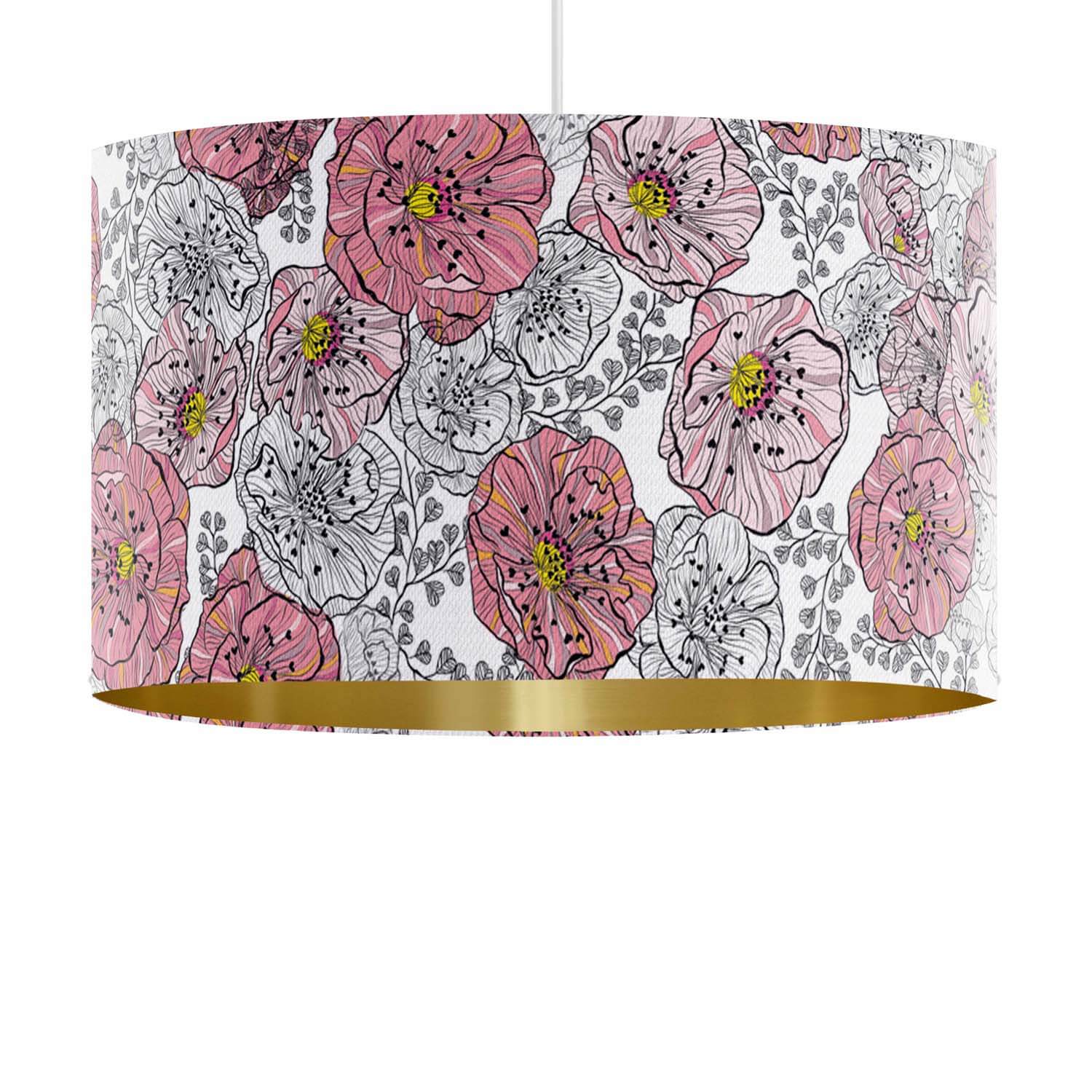 Sketch Roses - Paradise Garden - House Of Turnowsky Lampshade