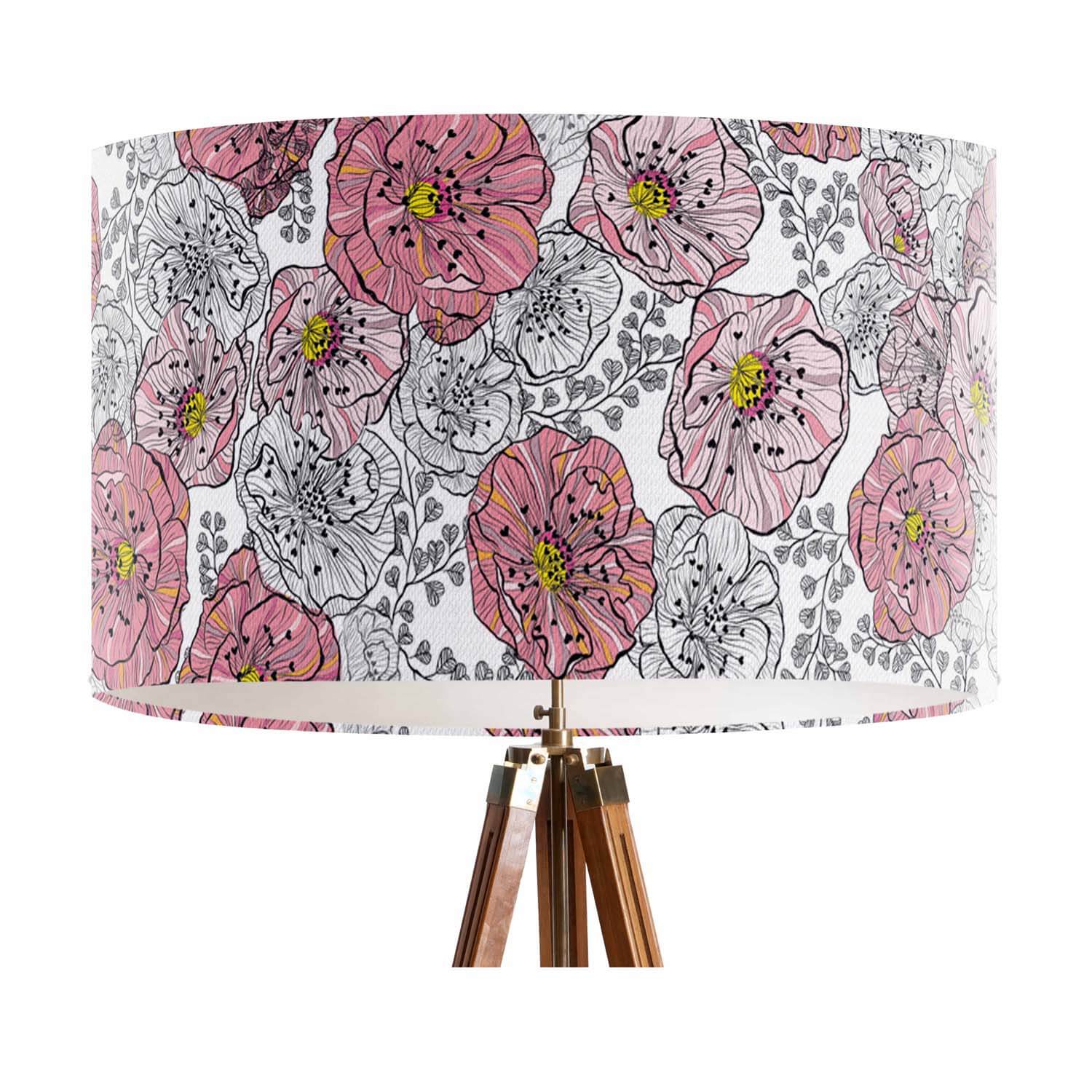 Sketch Roses - Paradise Garden - House Of Turnowsky Lampshade