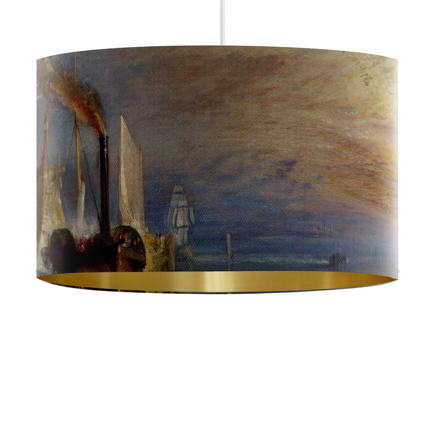 The Fighting Temeraire - J.M.W. Turner - National Gallery Lampshade