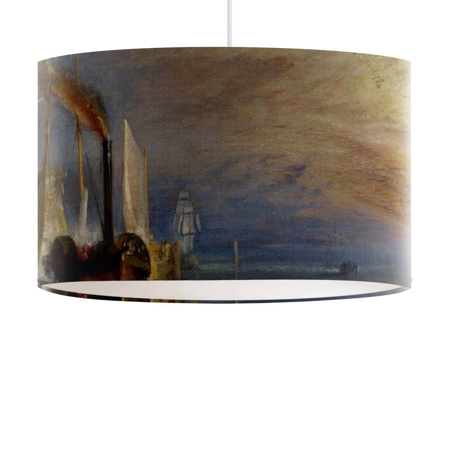 The Fighting Temeraire - J.M.W. Turner - National Gallery Lampshade