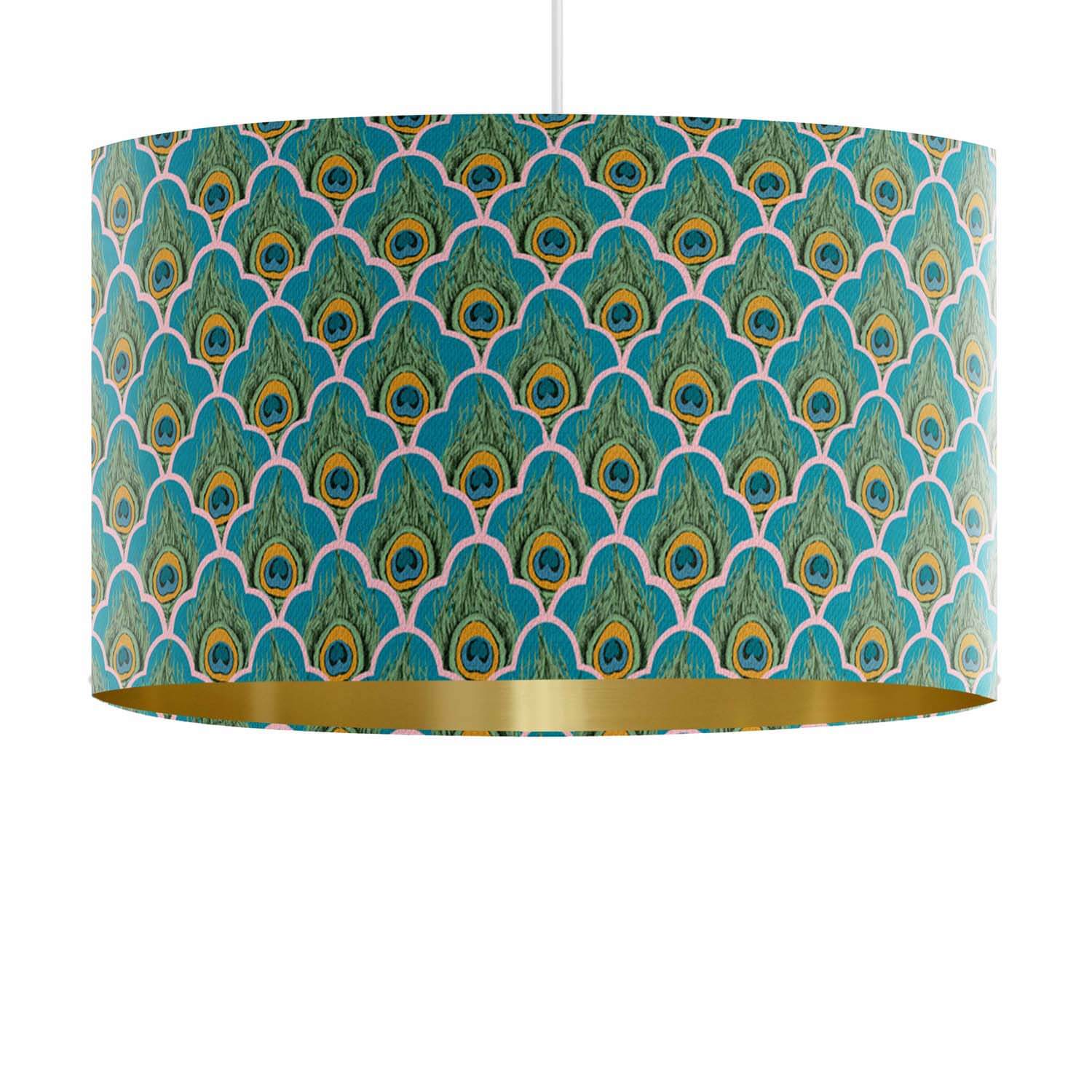 Peacock Feather - Their Nibs Lampshade