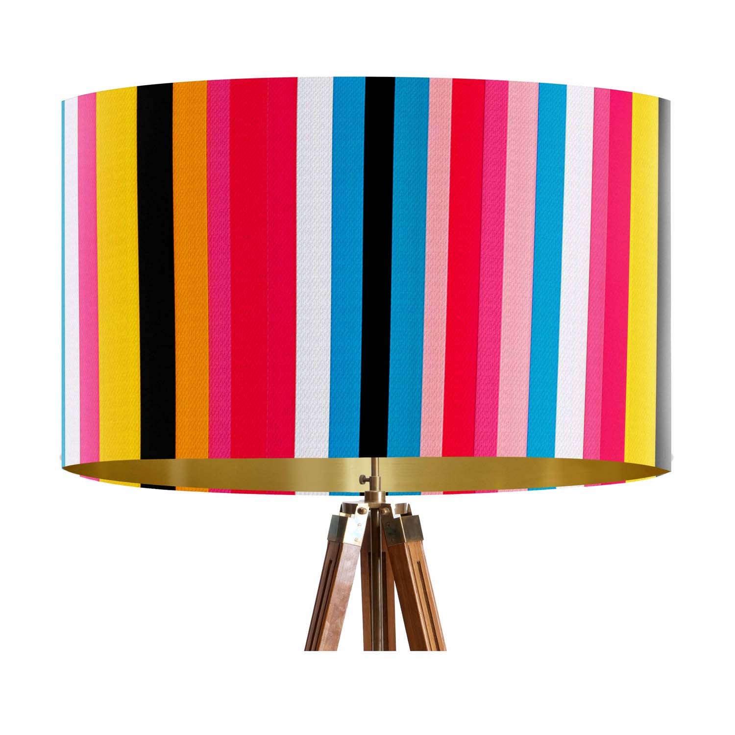 Candy Stripe Delight  - Art Lampshade