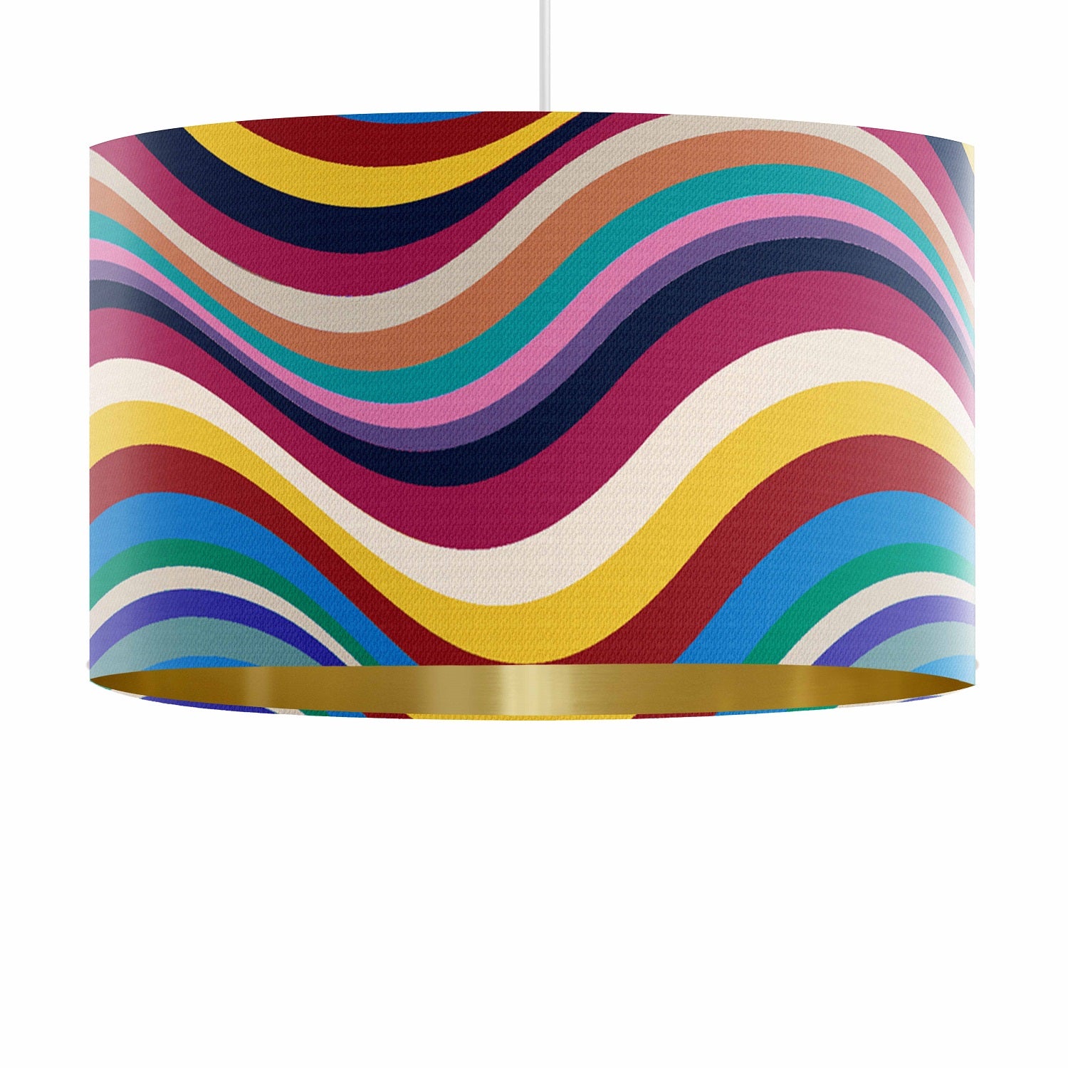 Warp Rainbow - Art Lampshade