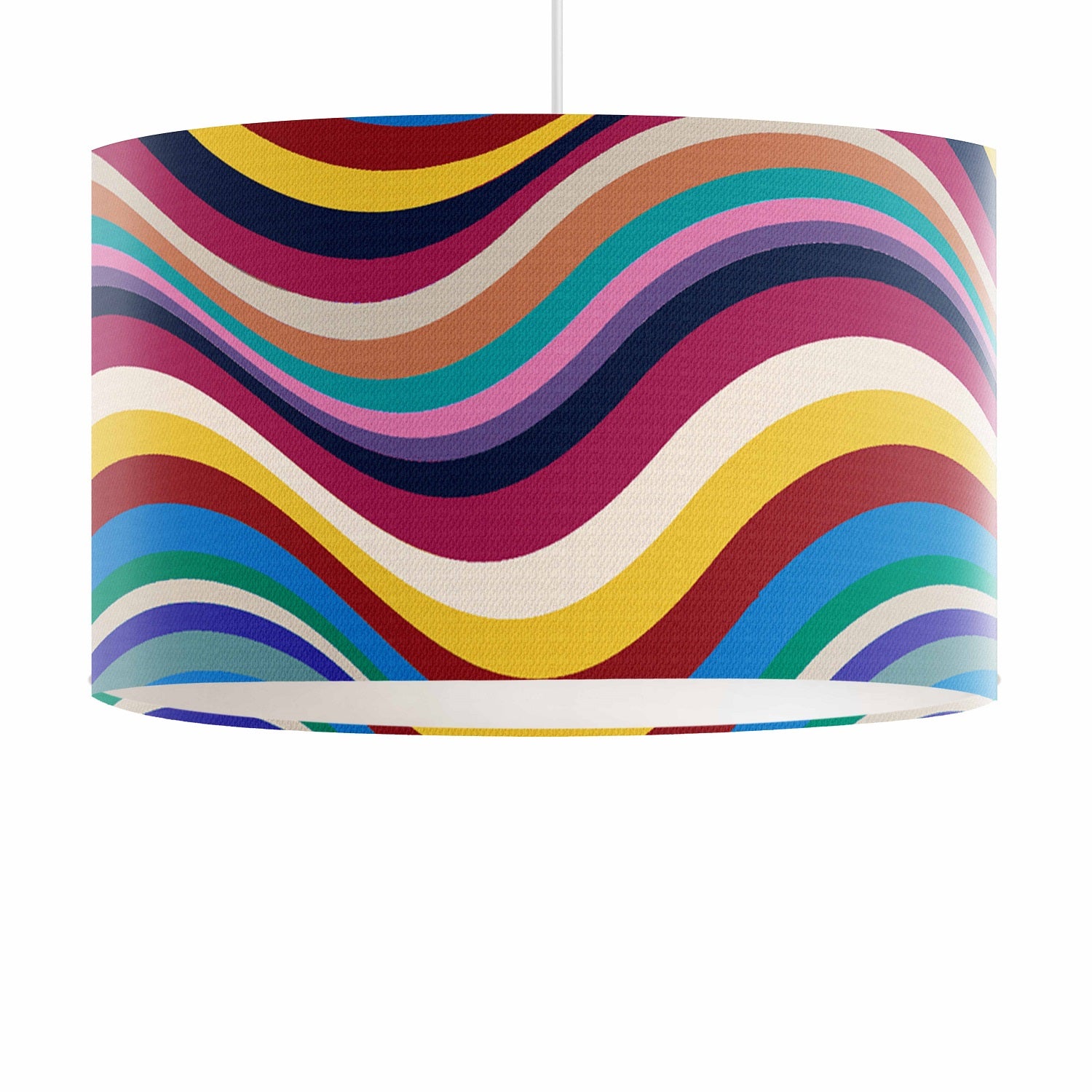 Warp Rainbow - Art Lampshade