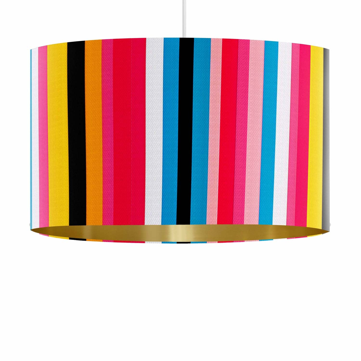 Candy Stripe Delight  - Art Lampshade