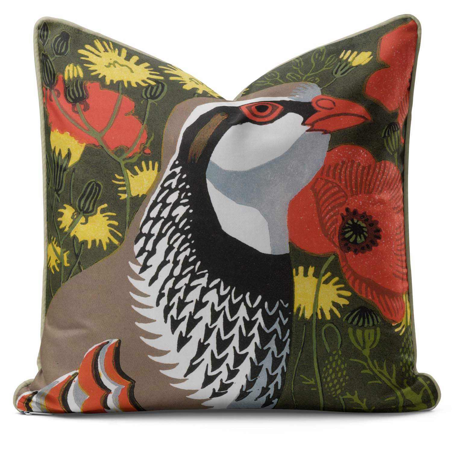 Partridge Meadow - Robert Gillmor Cushion