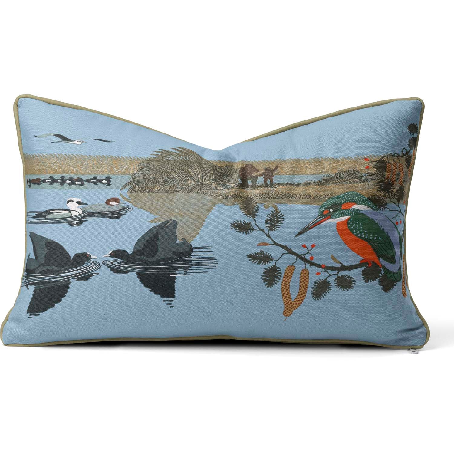 Kingfisher - Robert Gillmor Cushion