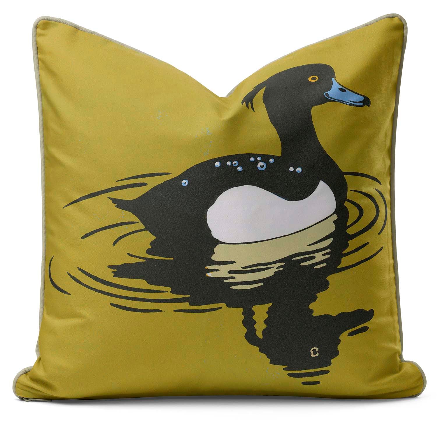 Tufted Duck - Robert Gillmor Outdoor Cushion