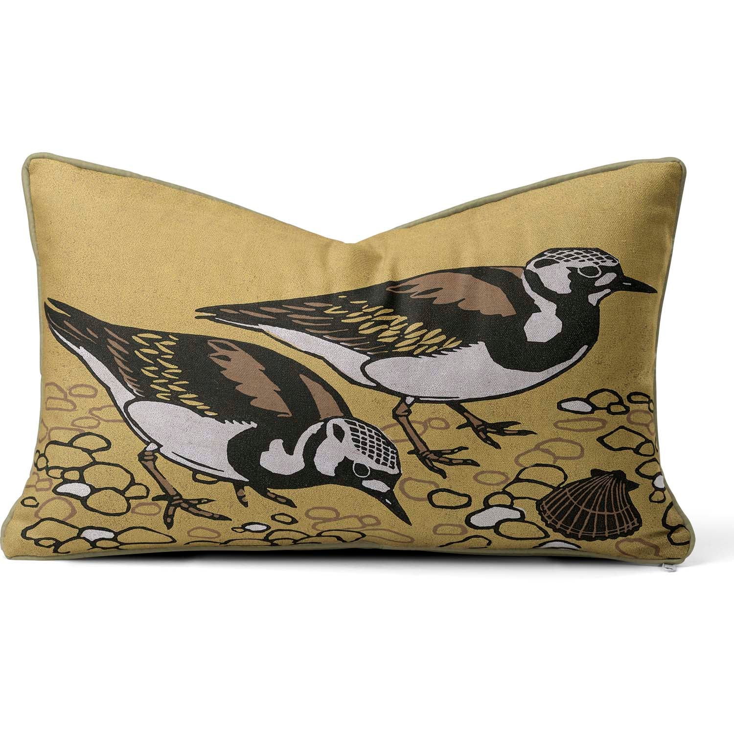 Turnstones - Robert Gillmor Cushion