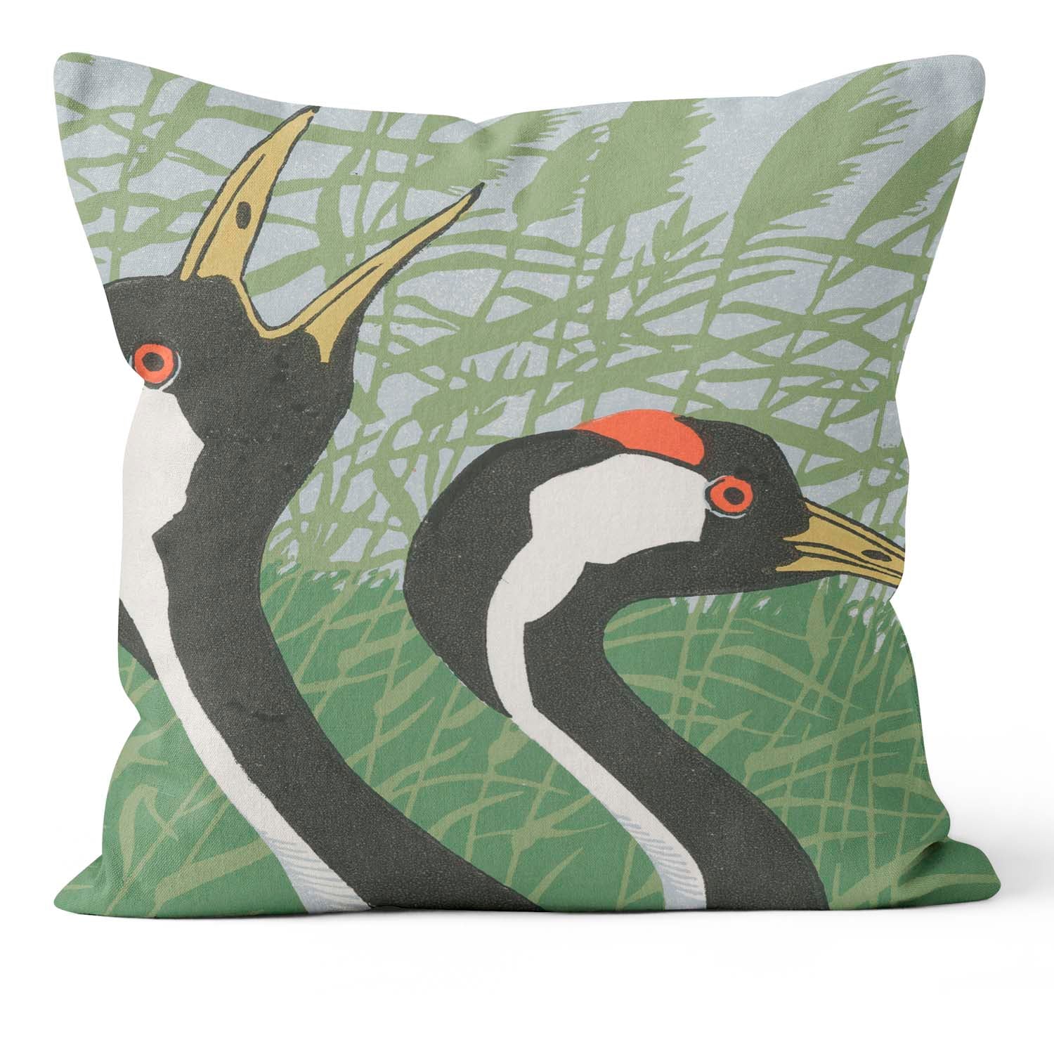 Clarion Cranes - Robert Gillmor Cushion