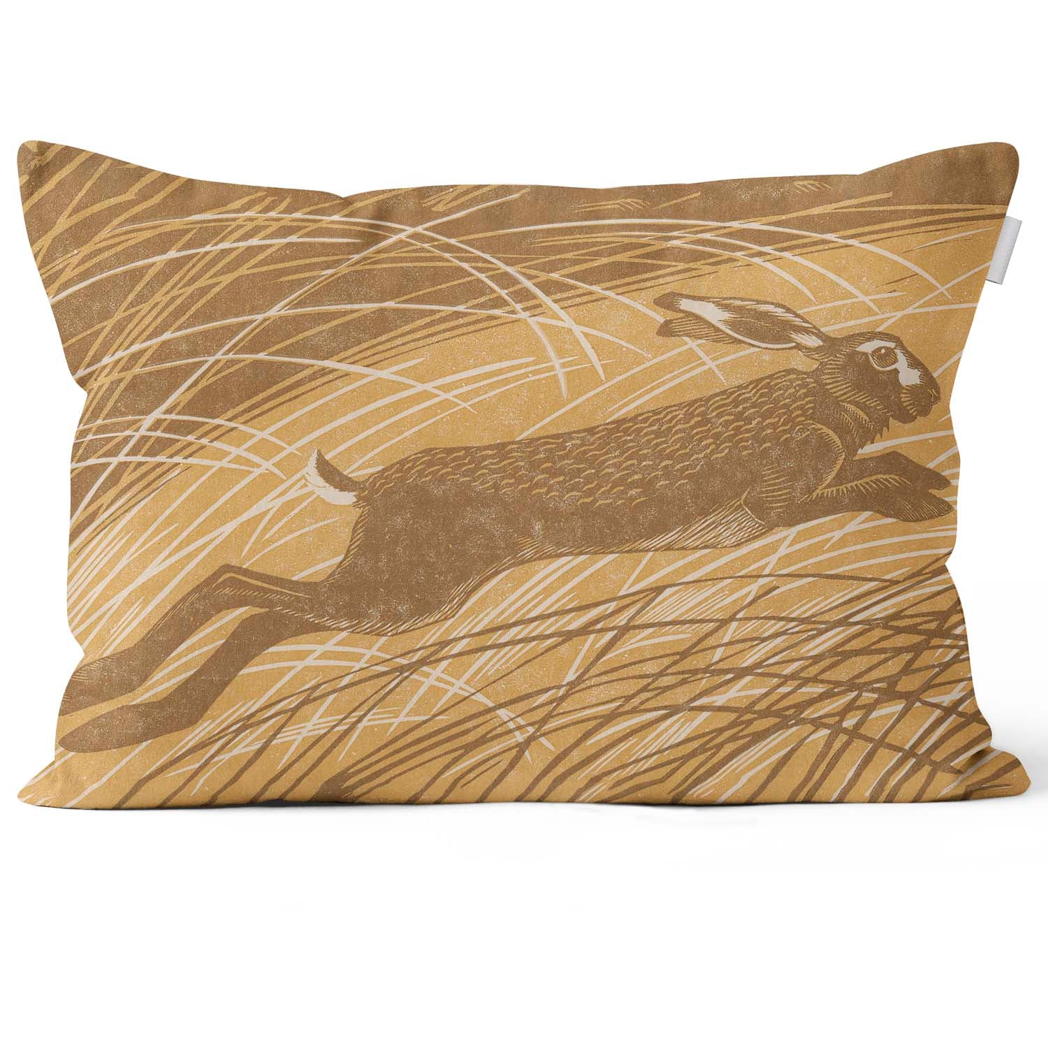 Lepus Leap - Hare - Robert Gillmor Cushion