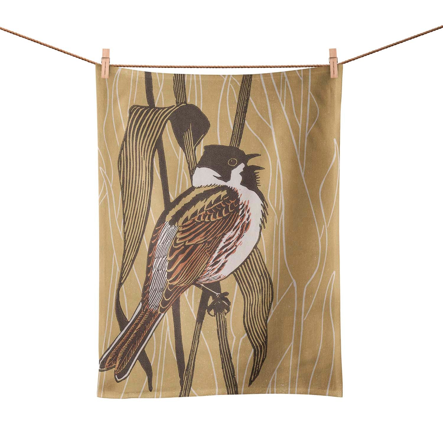 Reed Bunting - Robert Gillmor Tea Towel