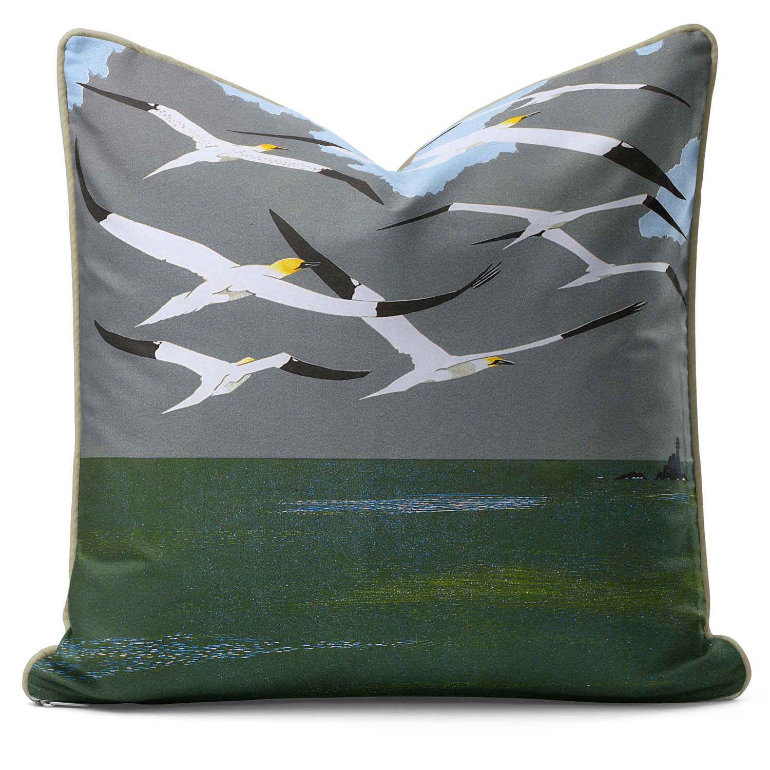 Gannets - Robert Gillmor Cushion