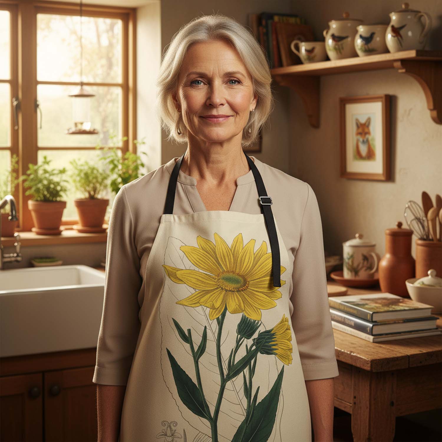 Helianthus - Botanical Apron