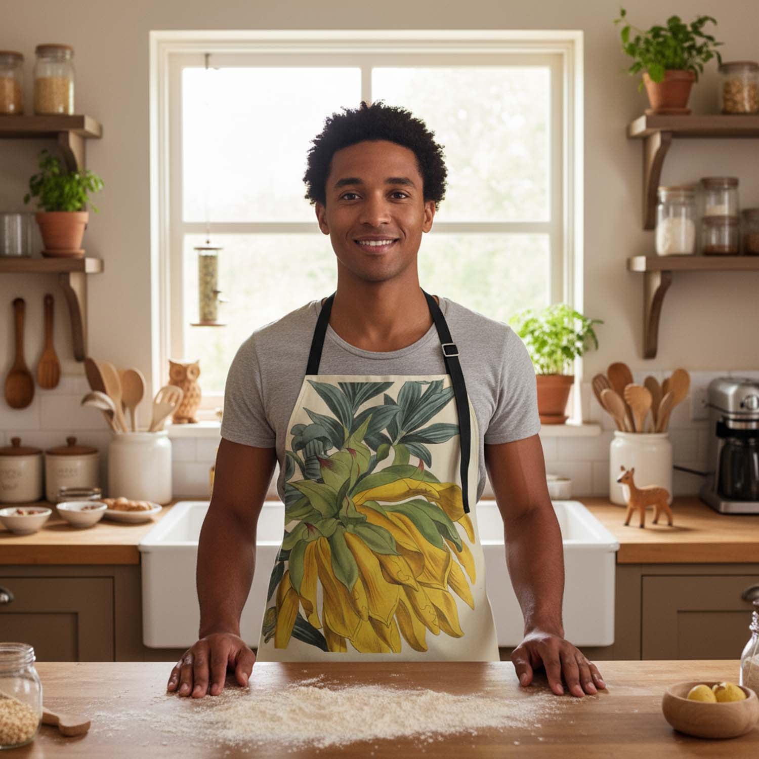 Mountain Dahlia  - Botanical Apron