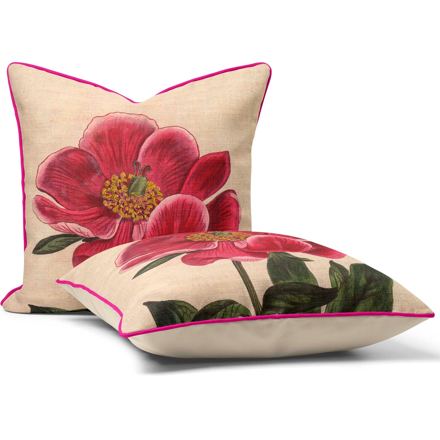Peony - Botanical Cushion