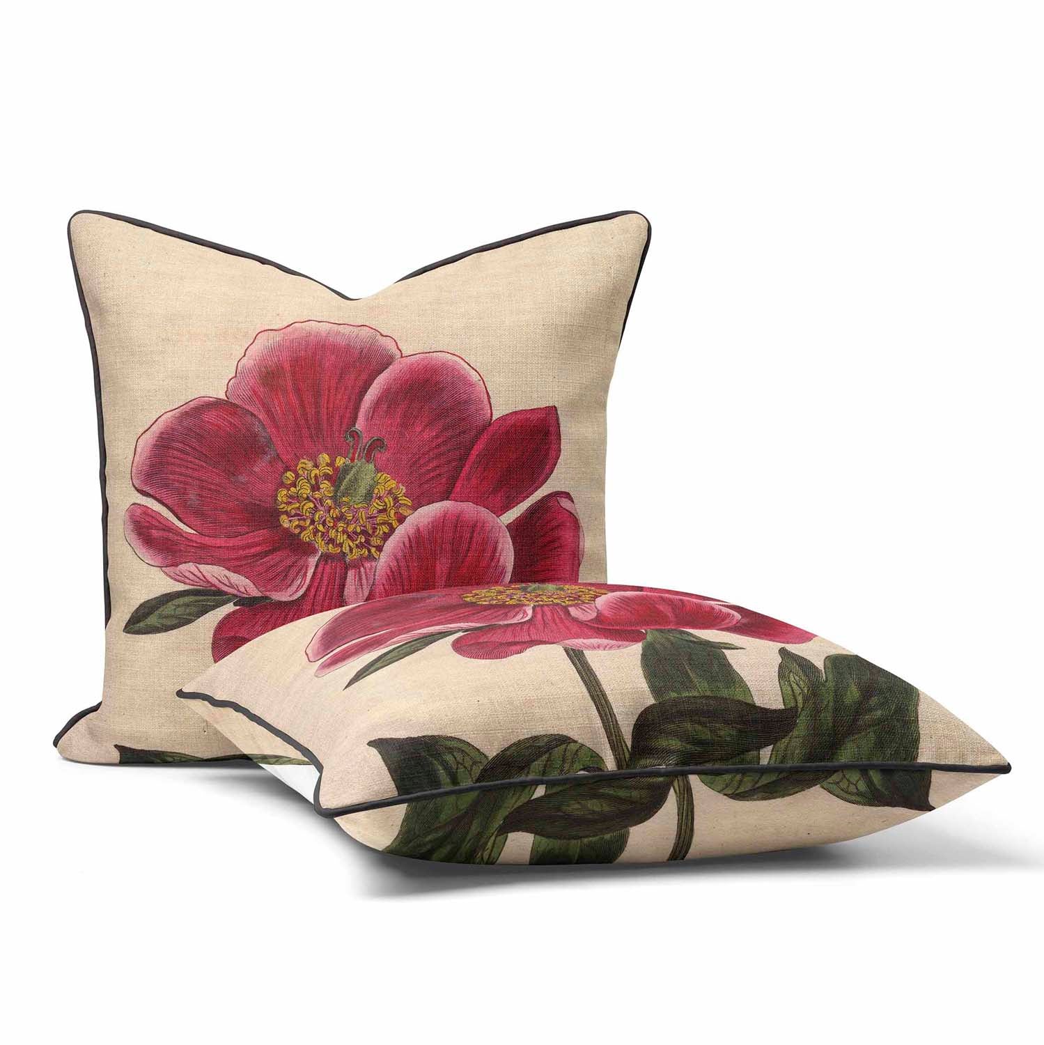 Peony - Botanical Outdoor Cushion