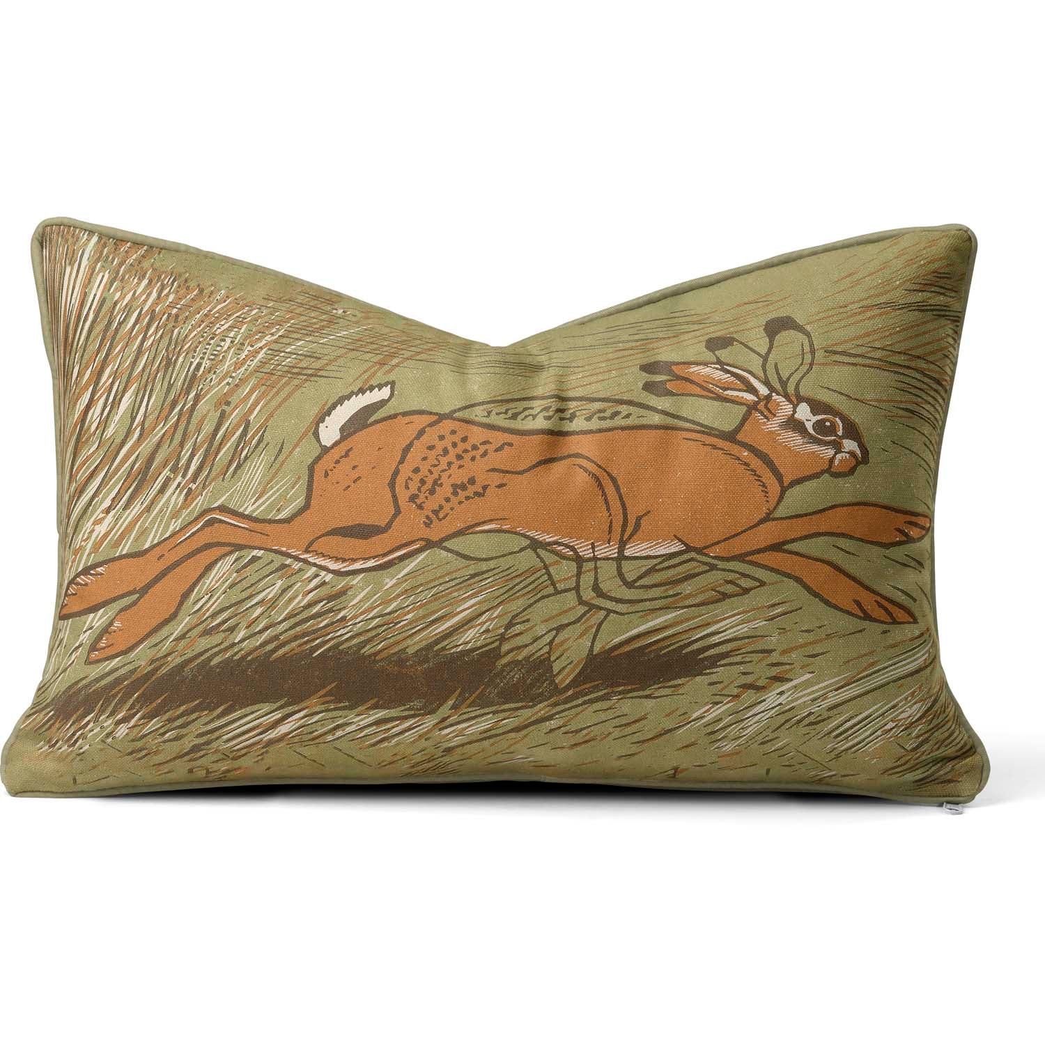 Running of the Hare - Robert Gillmor Cushion