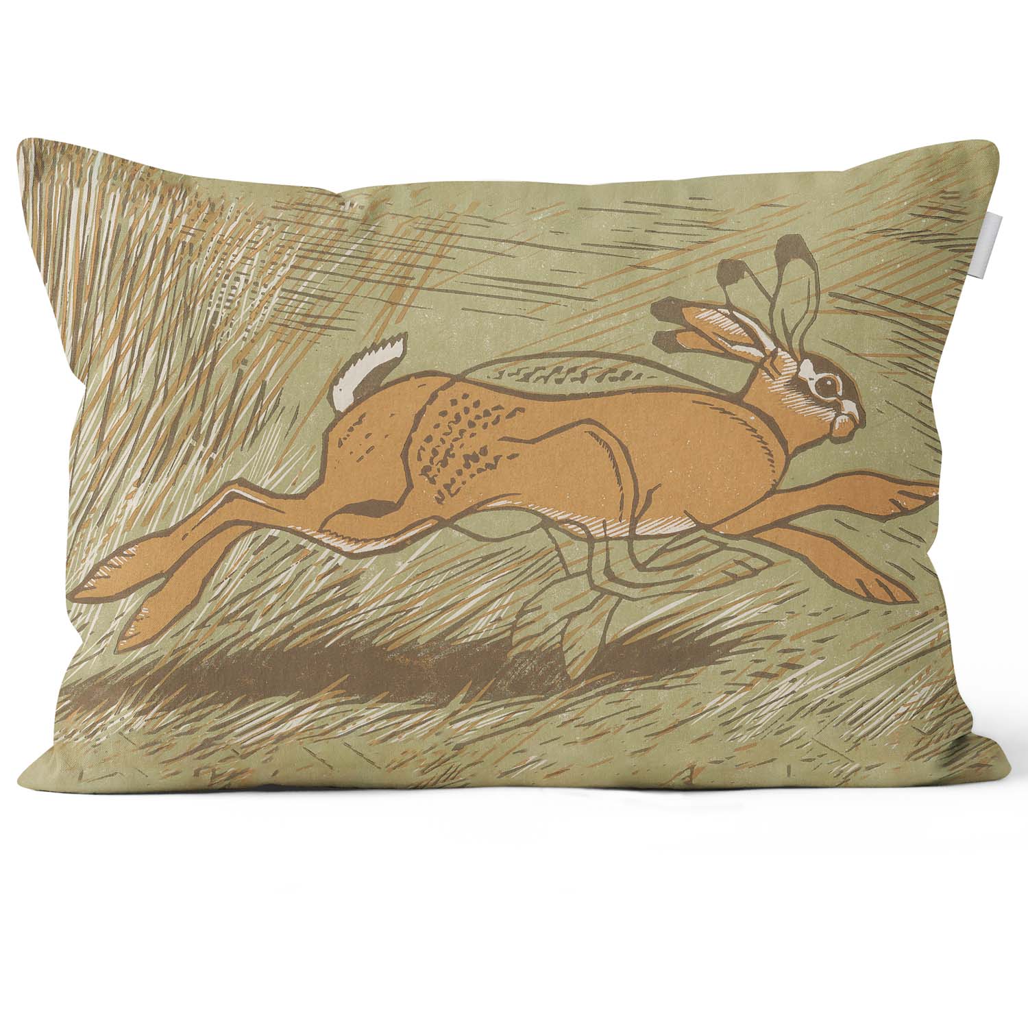 Running of the Hare - Robert Gillmor Cushion