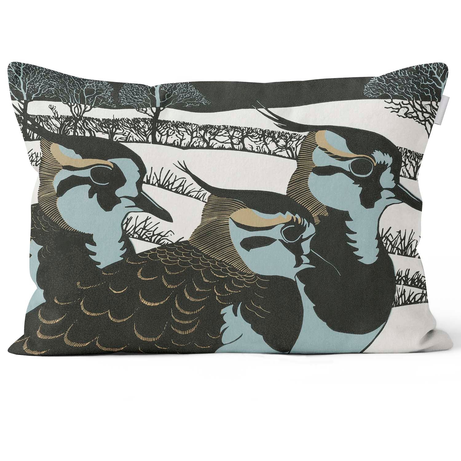 Winter Lapwings - Robert Gillmor Cushion