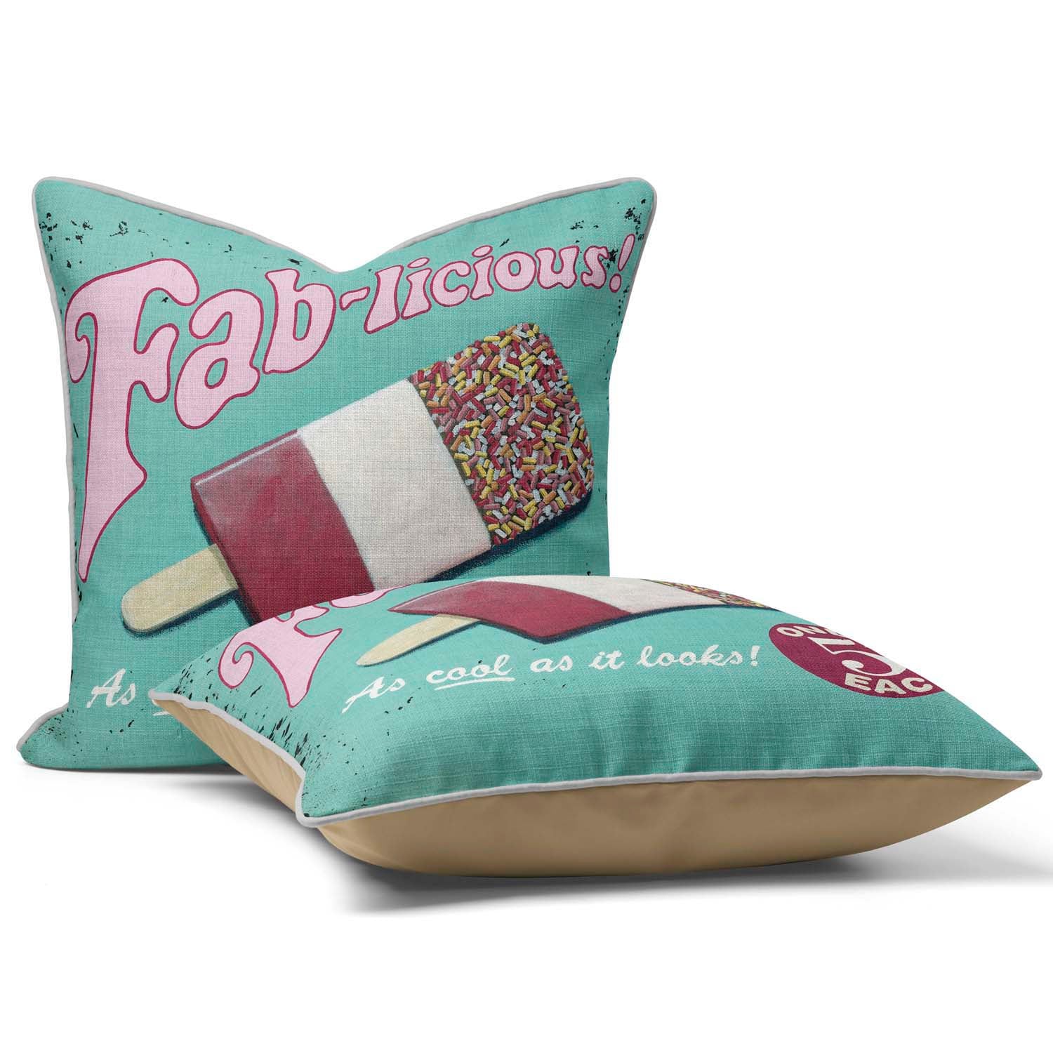 Fab-Licious Lolly - British Retro Cushion