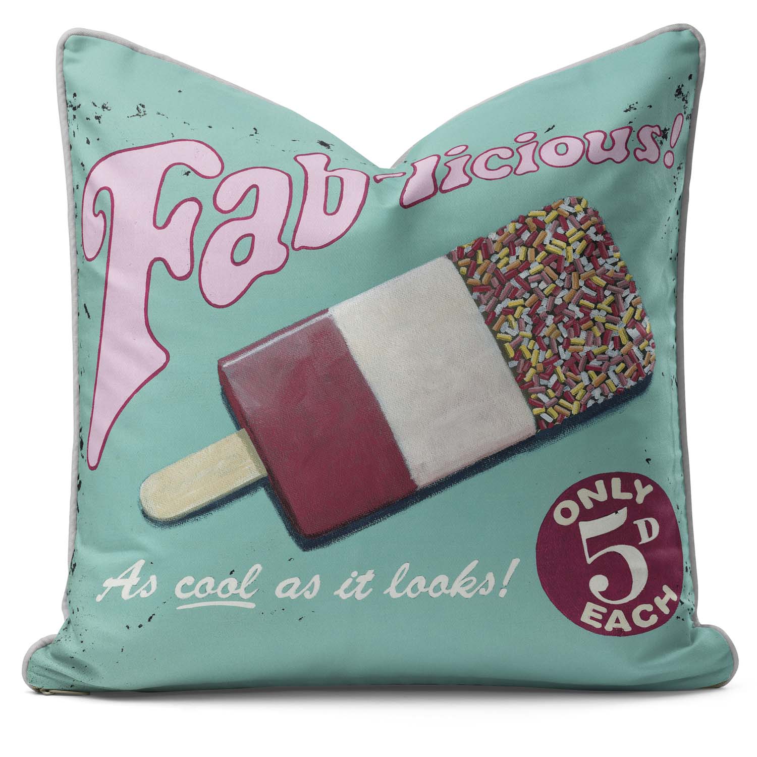 Fab-Licious Lolly - British Retro Cushion