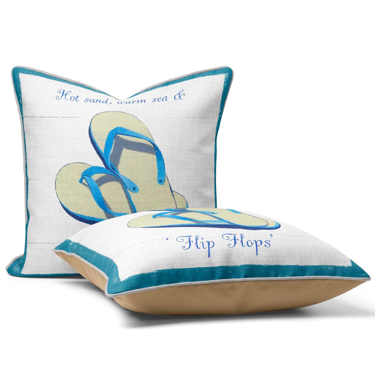 Flip Flops - Martin Wiscombe Cushion