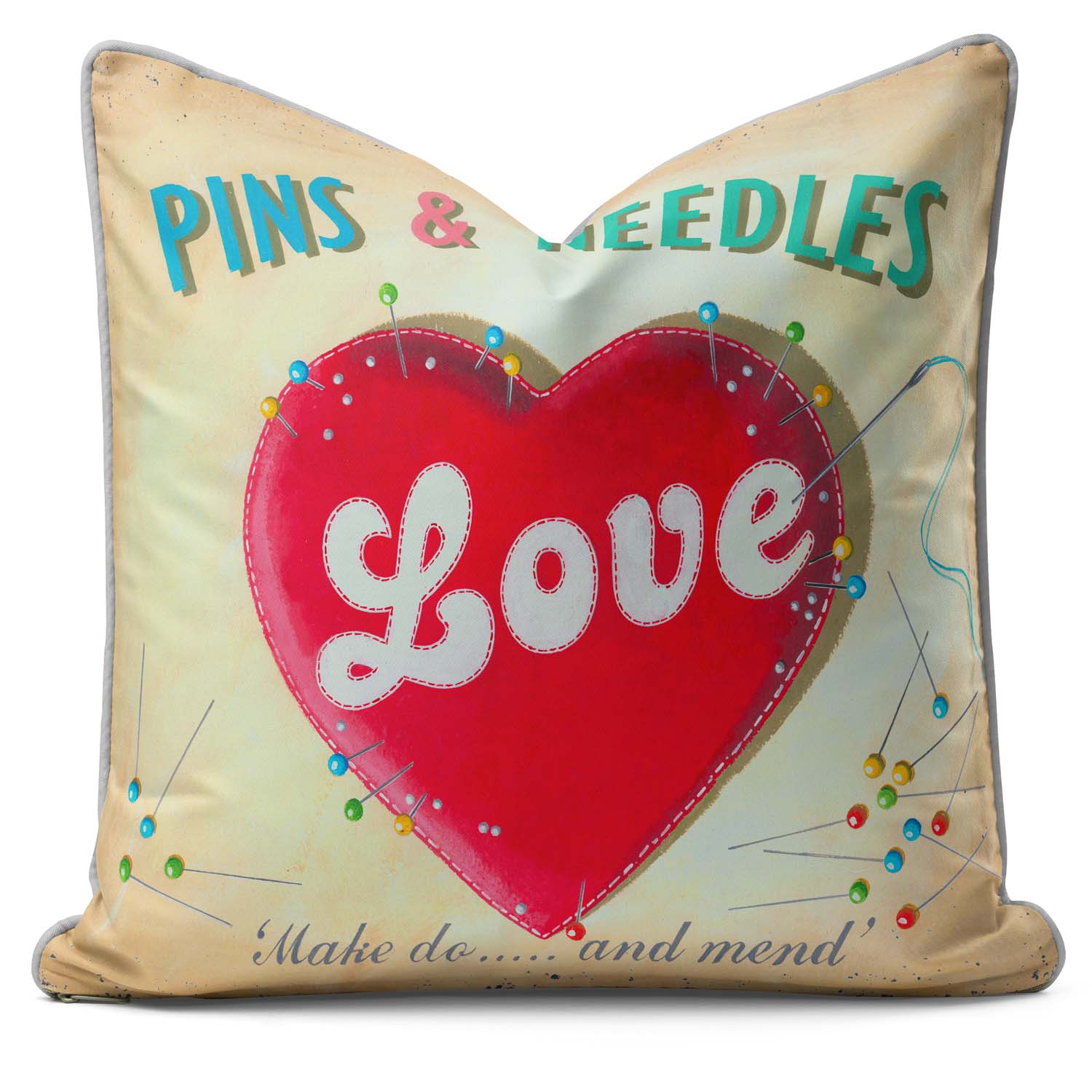 Pins & Needles - Martin Wiscombe - Art Print Cushion