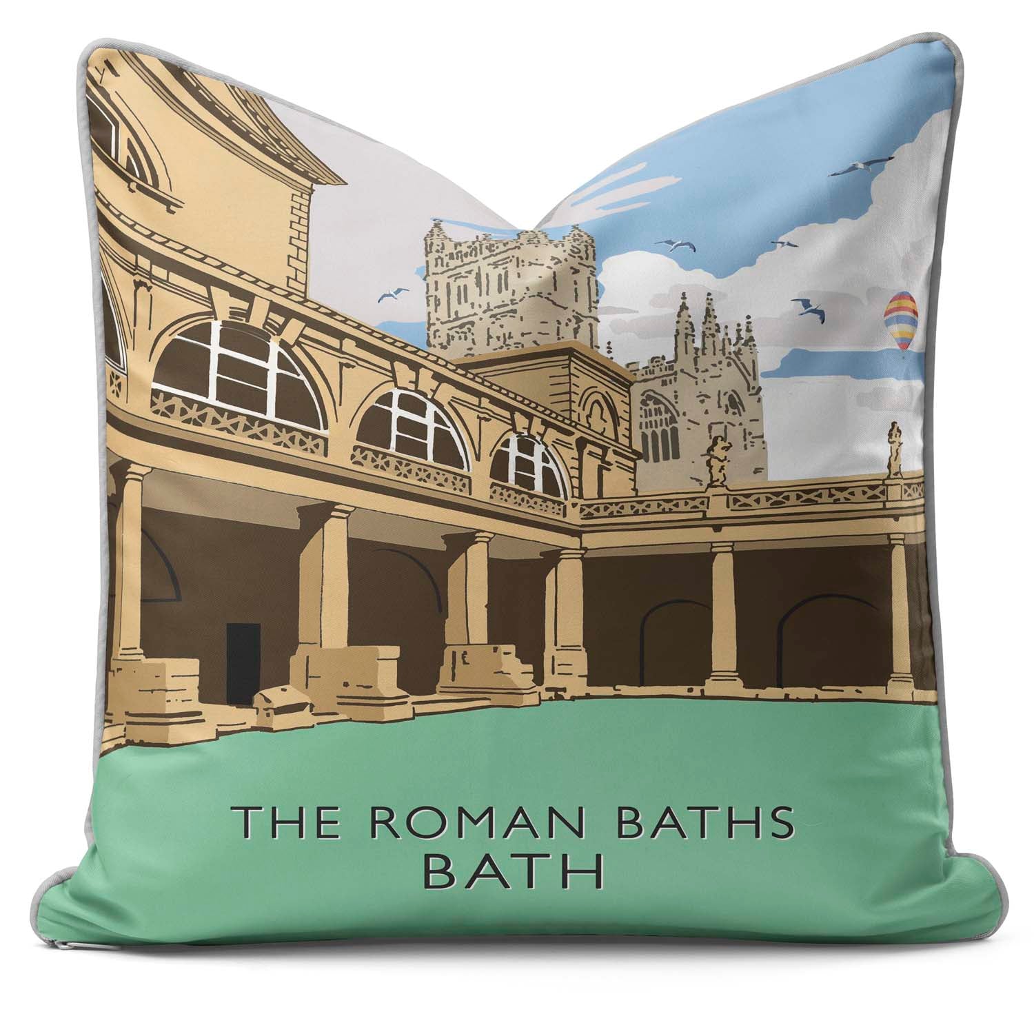 Roman Bath - Martin Wiscombe Cushion