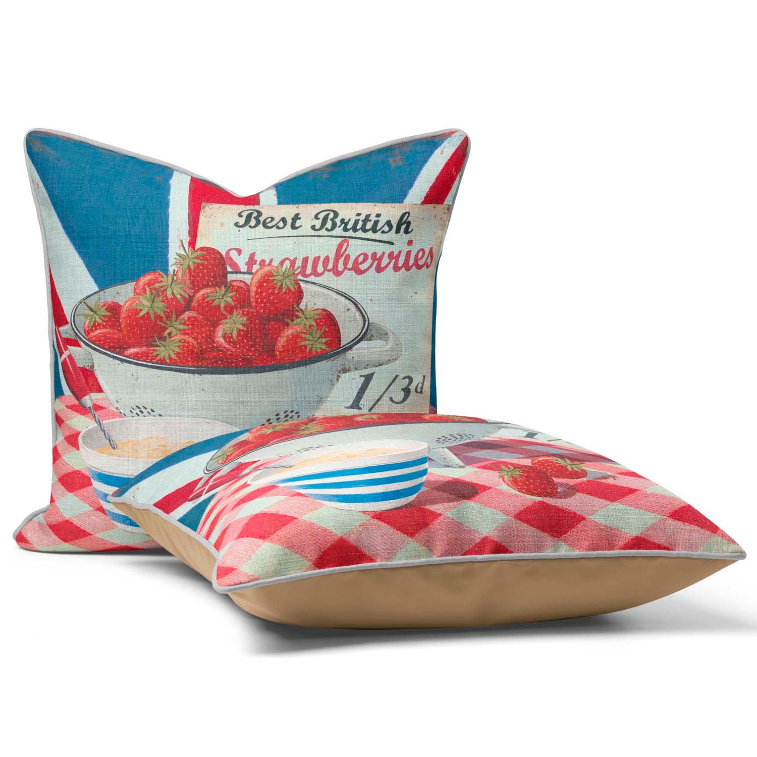 Strawberries - Martin Wiscombe Cushion