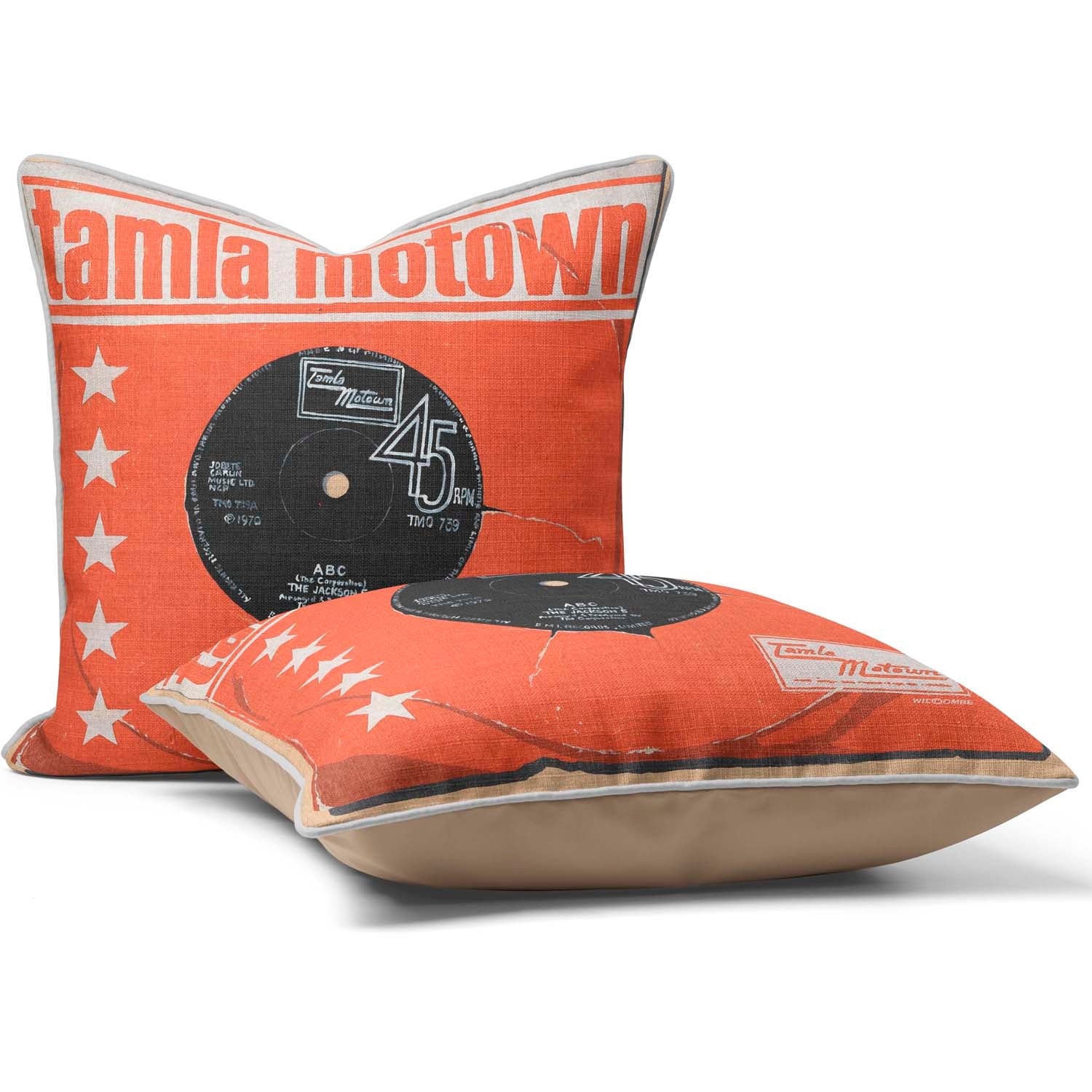 Tamla Motown ABC 45rpm - British Retro Cushion