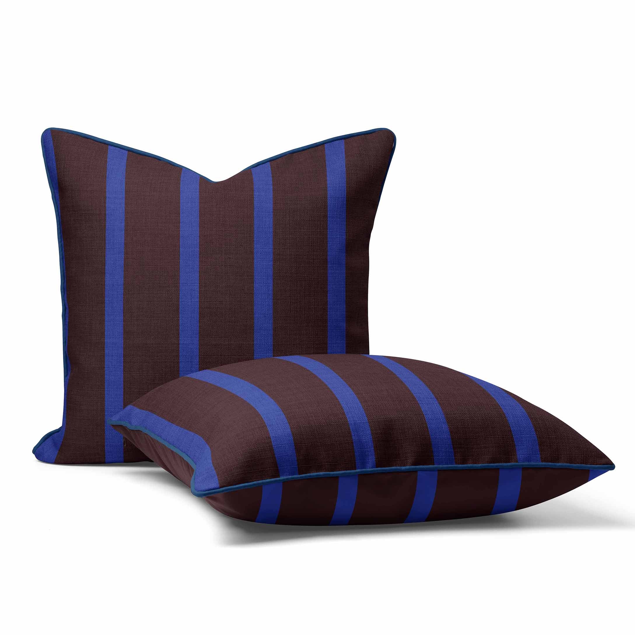 Blueberry & Dark Chocolate - Art Print Outdoor Cushion