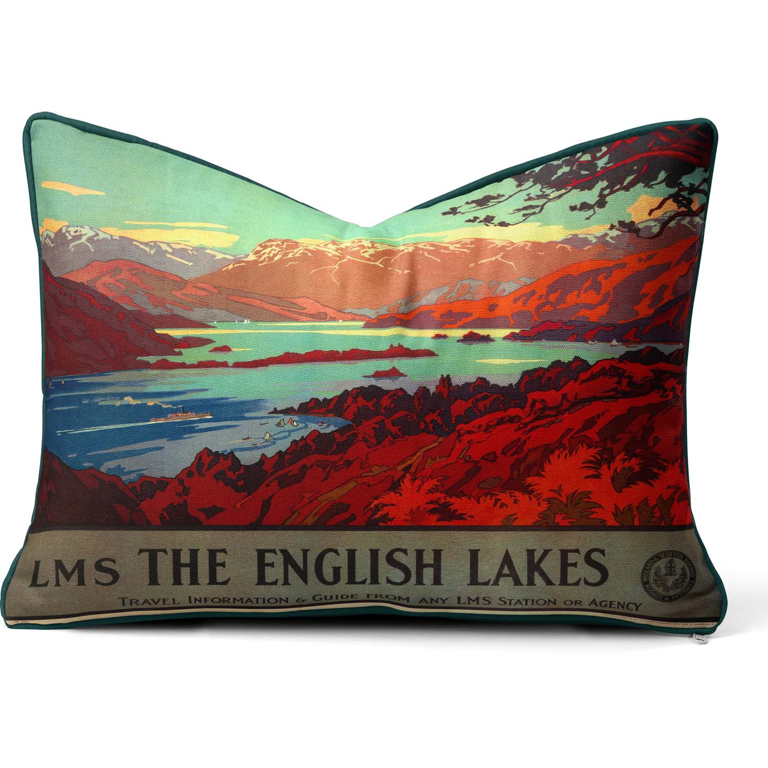 The English Lakes Red LMS 1923-1947 - National  Railway Museum Cushion