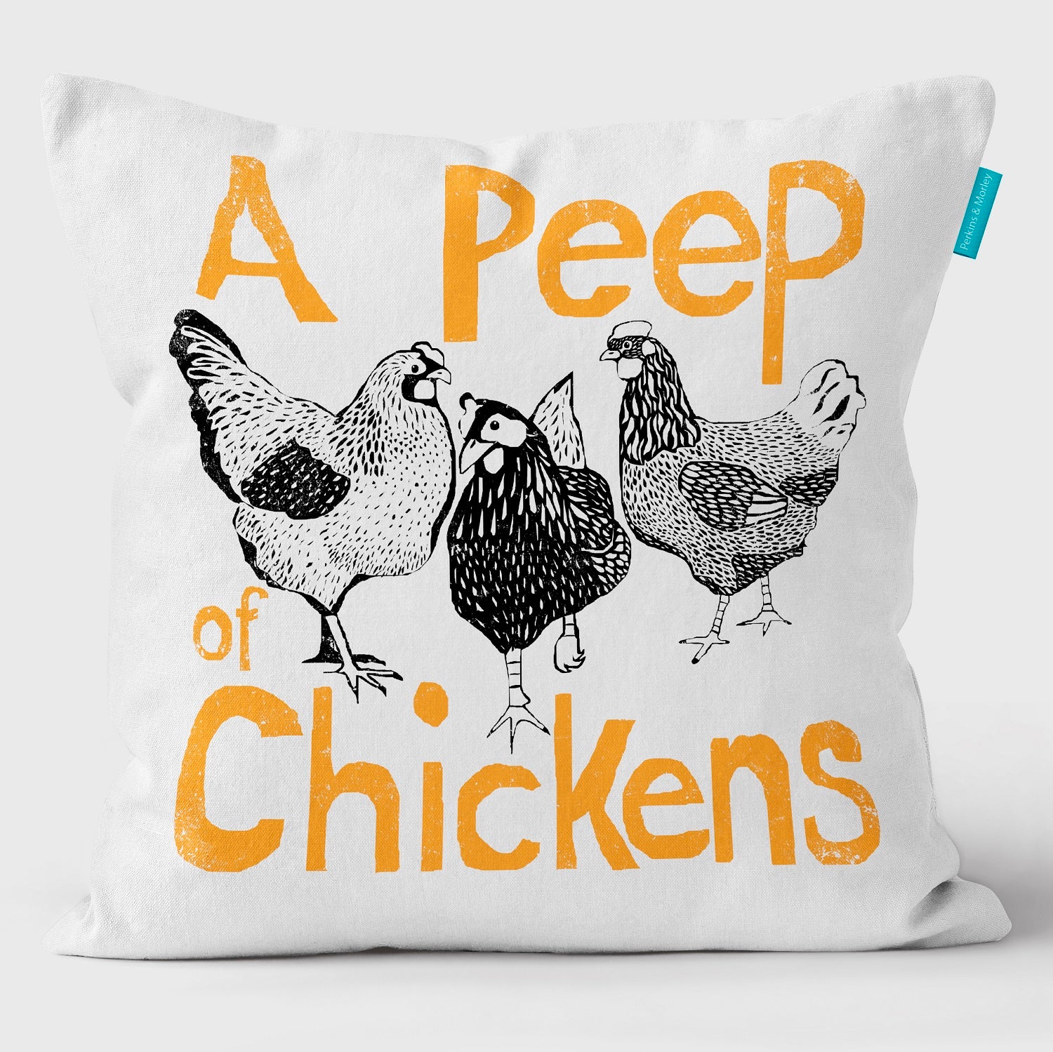 Peep of Chickens - Collective Noun Cushion