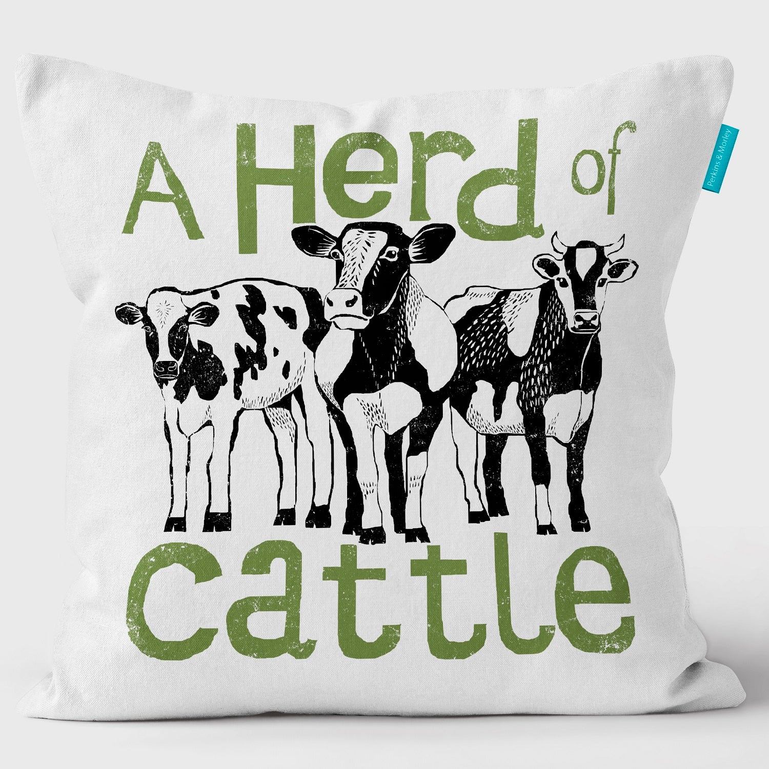 Herd of Cattle - Collective Noun Cushion