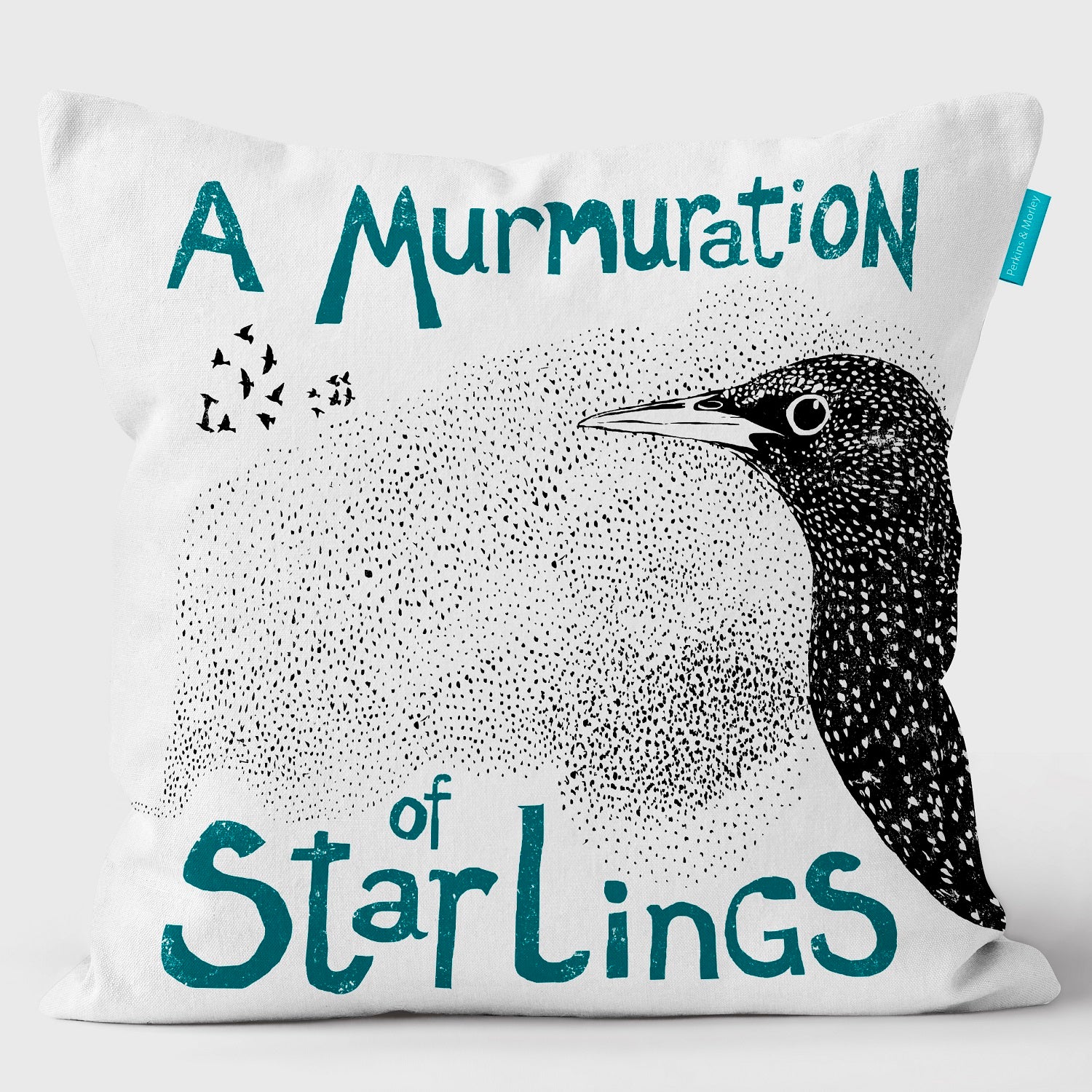 Murmuration of Starlings - Collective Noun Cushion