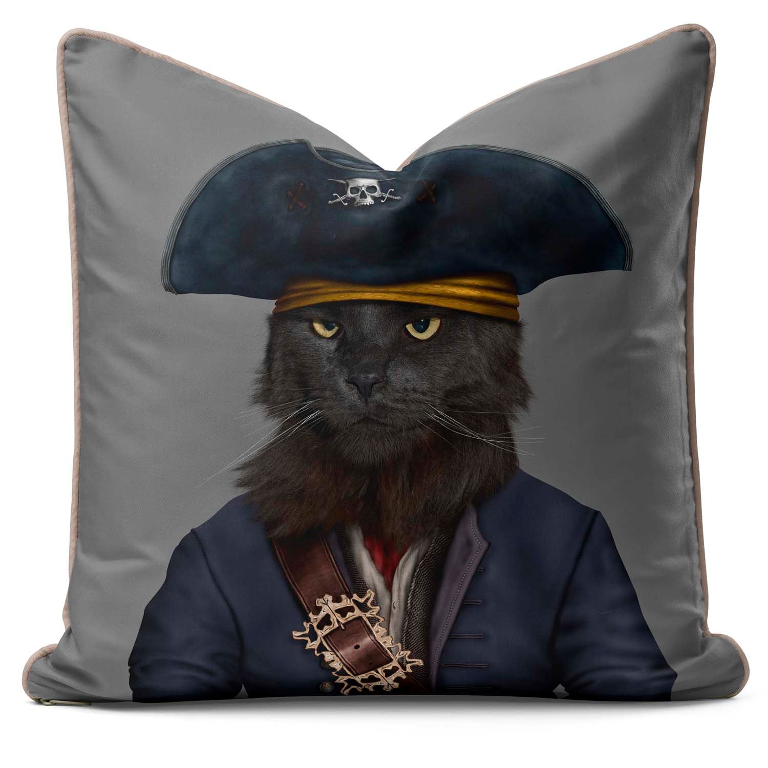 Catbeard Pirate II - Pets Rock Cushion