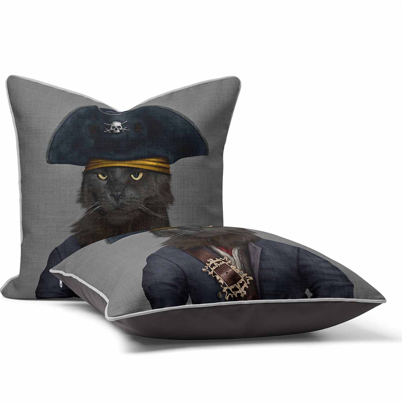 Catbeard Pirate II - Pets Rock Cushion