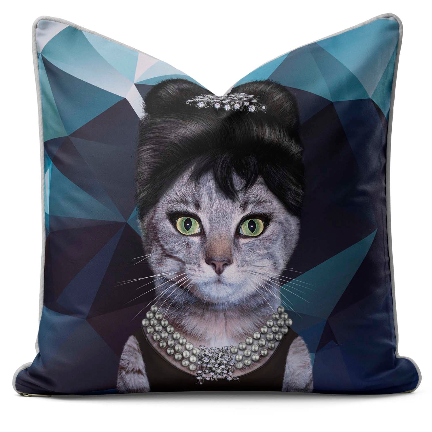 Breakfast Geometric - Pets Rock Cushion