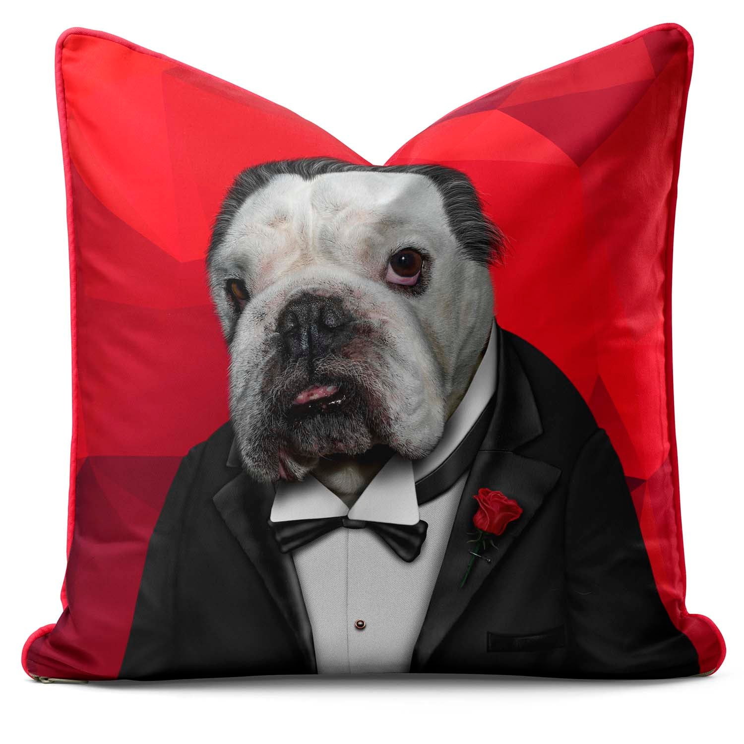 Dog Father Geometric - Pets Rock Cushion