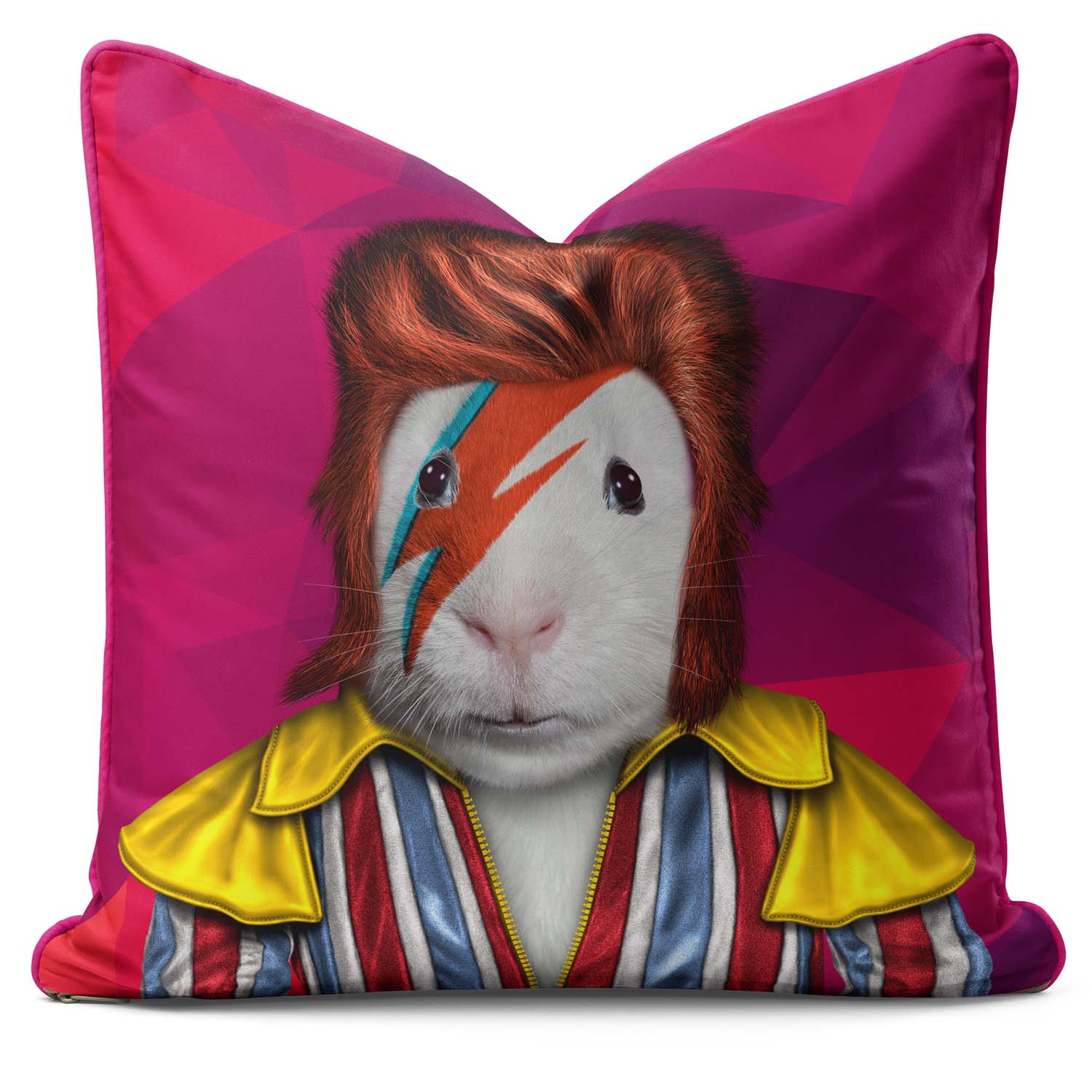 Glam Rock Geometric - Pets Rock Cushion