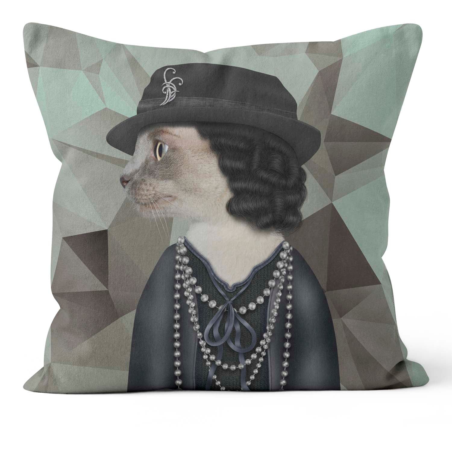 Paris Geometric - Pets Rock Cushion