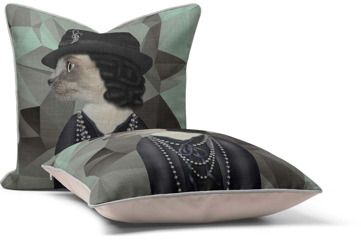 Paris Geometric - Pets Rock Cushion