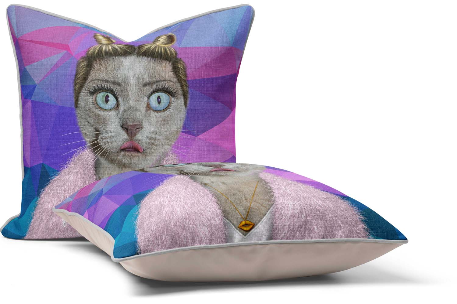 Twerk Geometric - Pets Rock Cushion