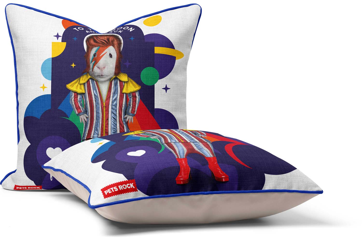 Glam Rock Full Body - Pets Rock Cushion