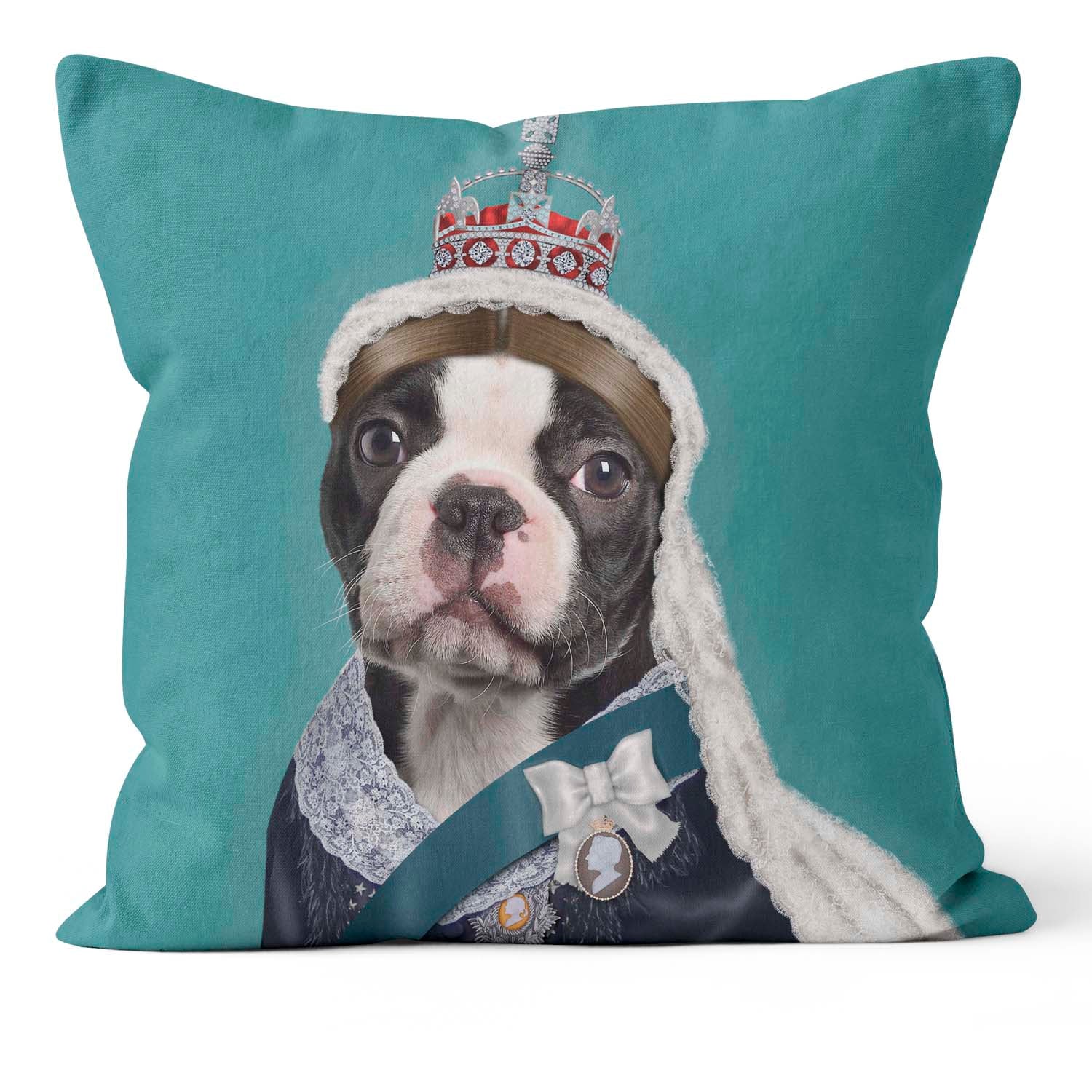 Queen Vic - Pets Rock Cushion