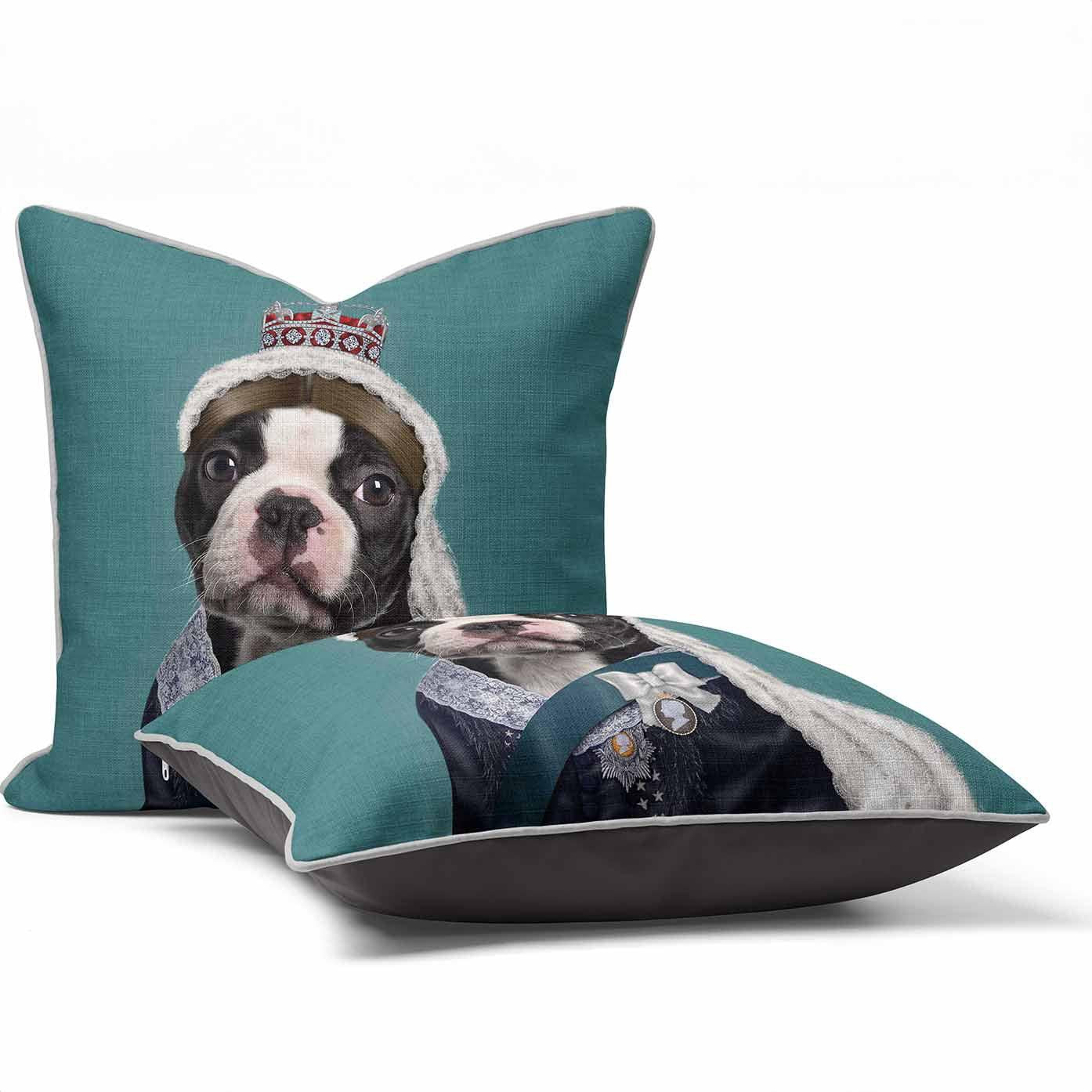 Queen Vic - Pets Rock Cushion