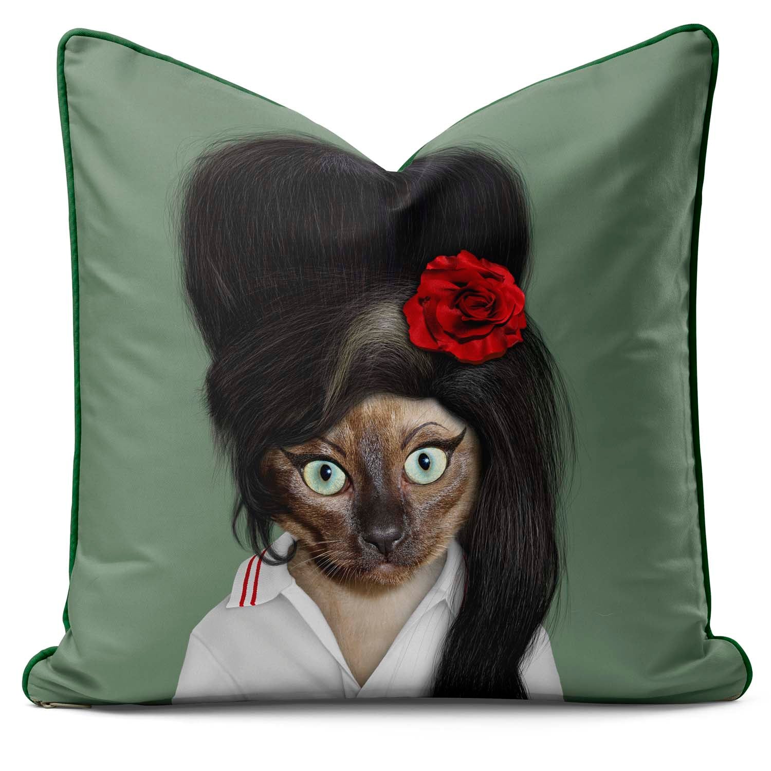 Tattoo Green - Pets Rock Cushion