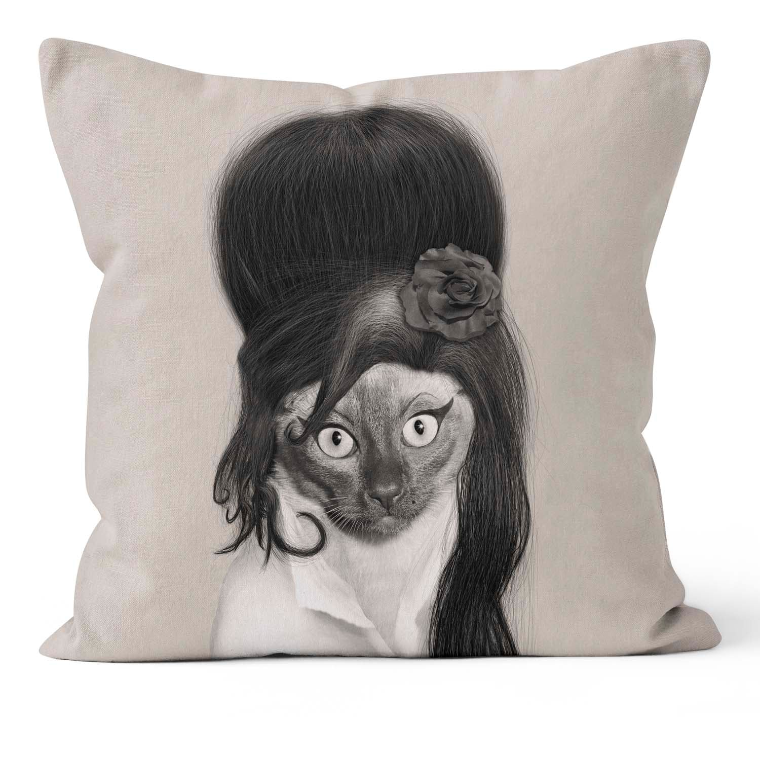 Tattoo Mono - Pets Rock Cushion